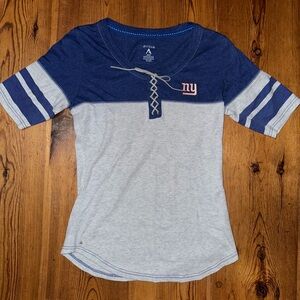 NY Giants 3/4 Sleeve Tee
